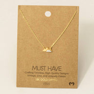 Mini Mountain Pendant Necklace