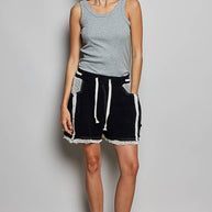 Vintage Washed Striped Shorts