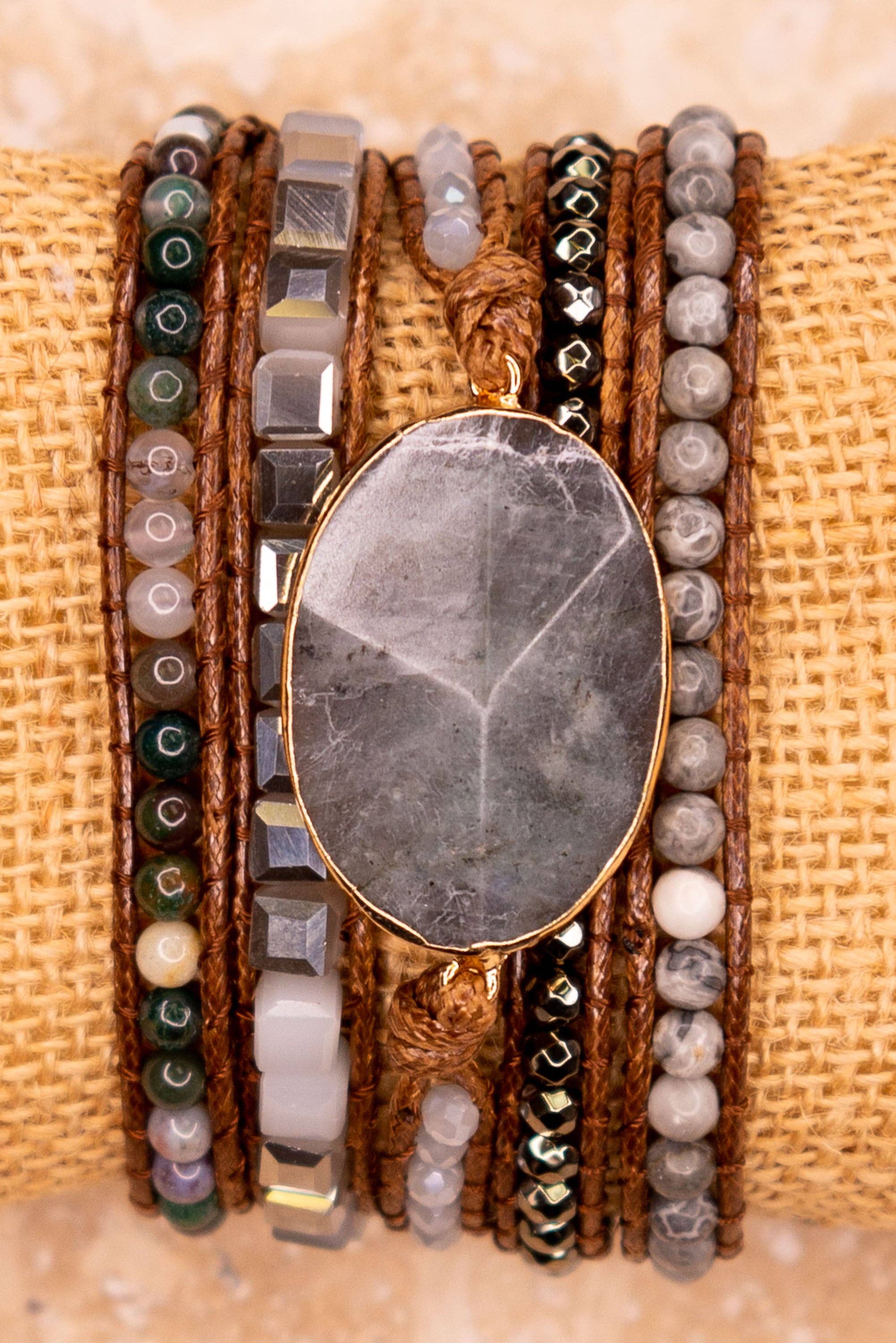 Kelly Wrap Bracelet: Pink