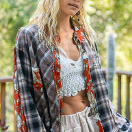 Vintage Washed Plaid Shirt