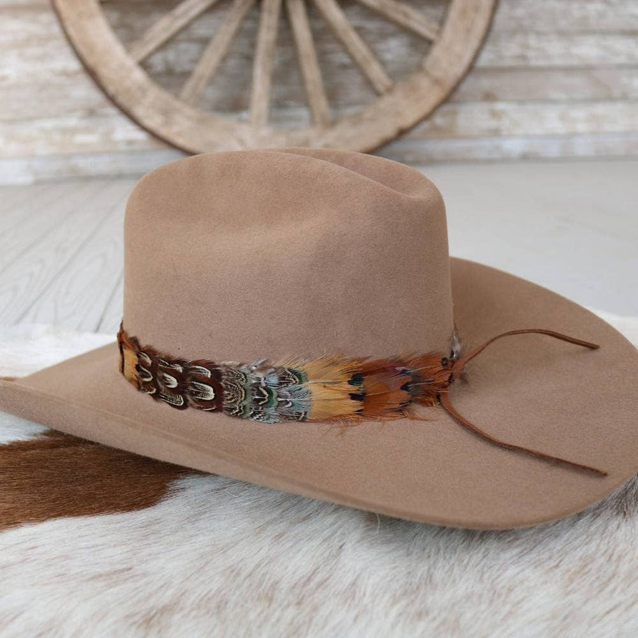 Shikoba Feather Hat Band