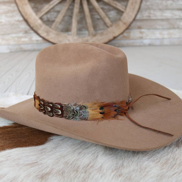 Shikoba Feather Hat Band