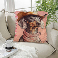 Danilo Painted Dachshund Pillow Case  Made in America