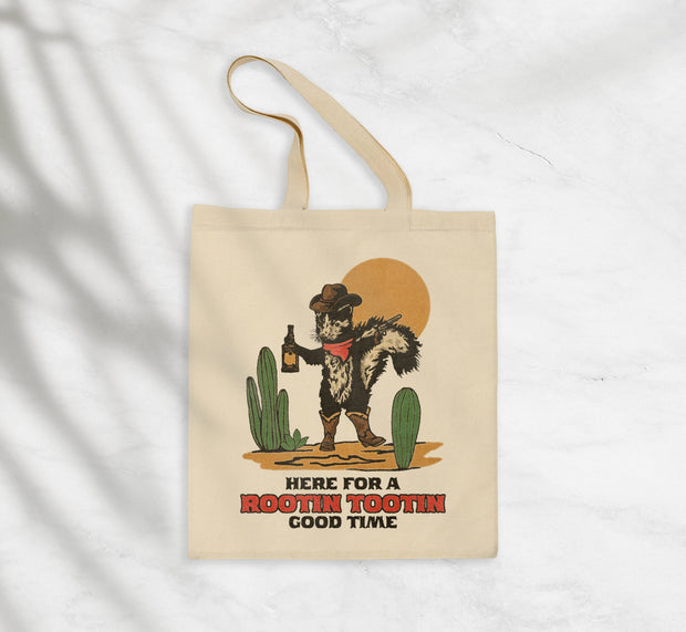 Skunk Cowboy Tote Bag