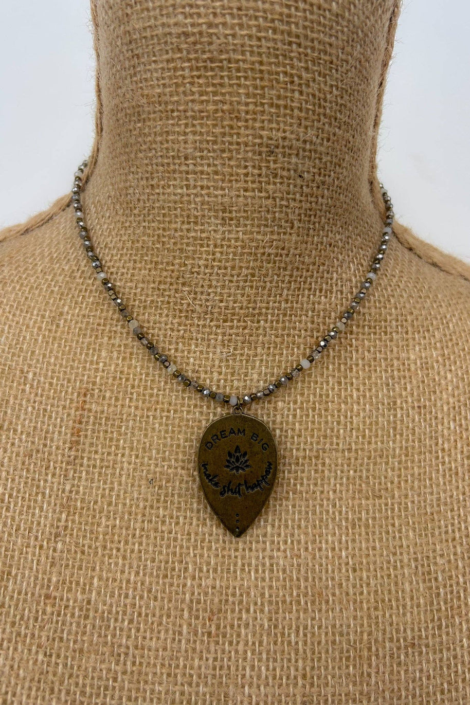 Dream Big Necklace in Bronze