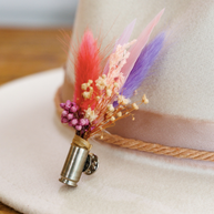 The Mini Pinny - Mini bullet casing hat pin