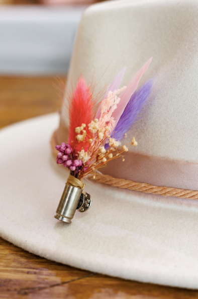 The Mini Pinny - Mini bullet casing hat pin