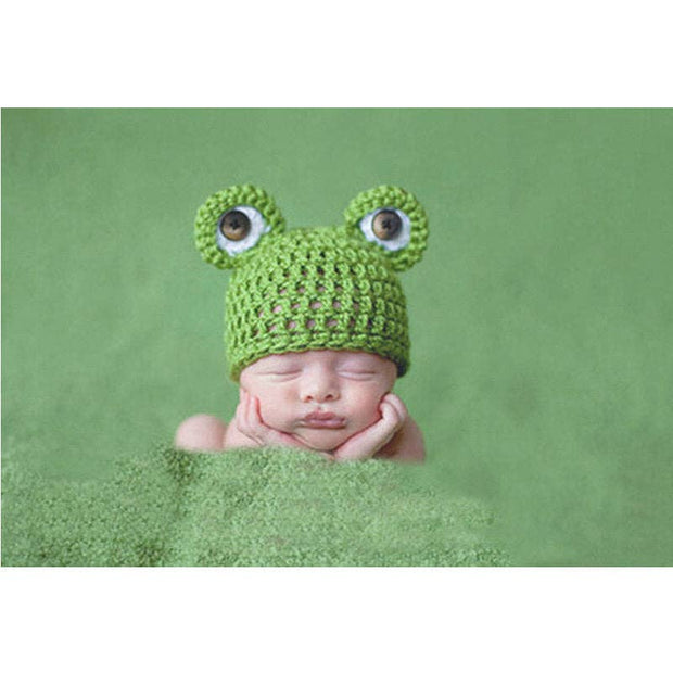 Baby Frog Crochet Hat
