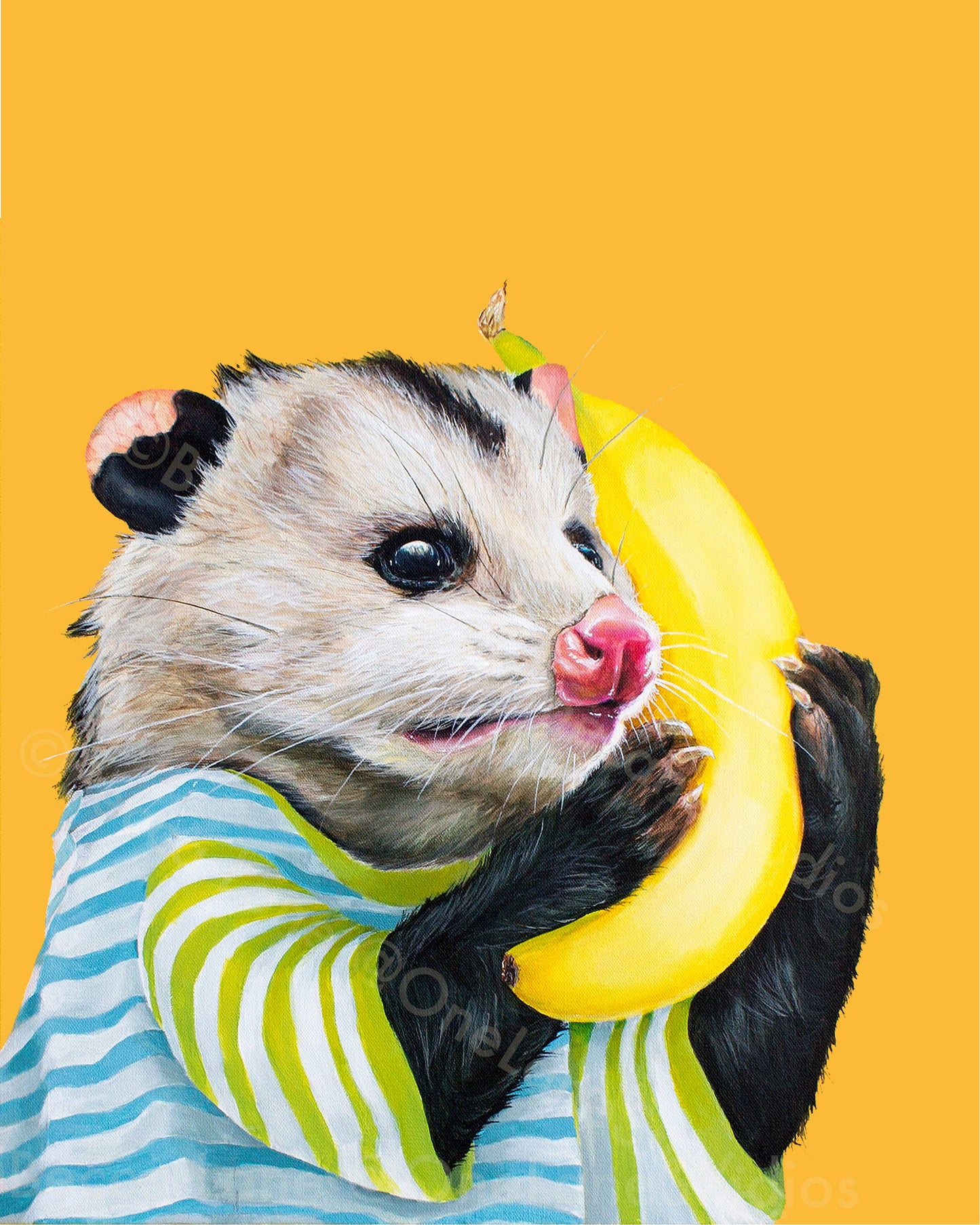 Banana Possum Print