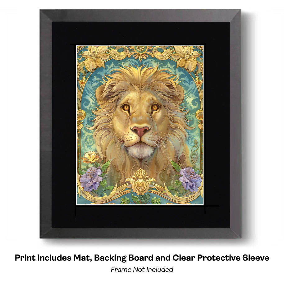 - Animal Kingdom Wall Art Prints in Art Nouveau Print