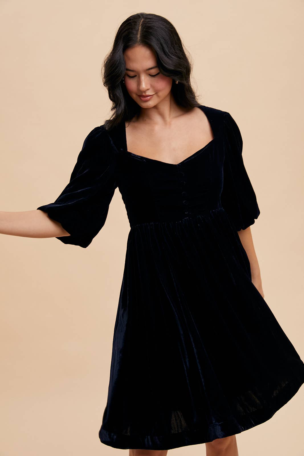 Sweetheart Velvet Mini Dress