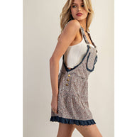 Floral Printed Romper/Shortalls