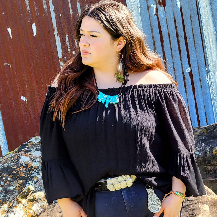 Brown Deer Skin Leather Tassel Earrings with Peacock Feather