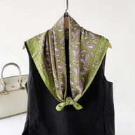 Paisley Satin Square Scarf