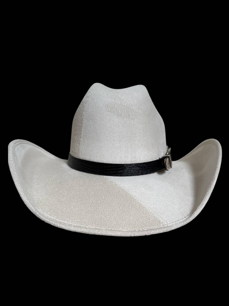 Leather Buckle Belt Hat Band