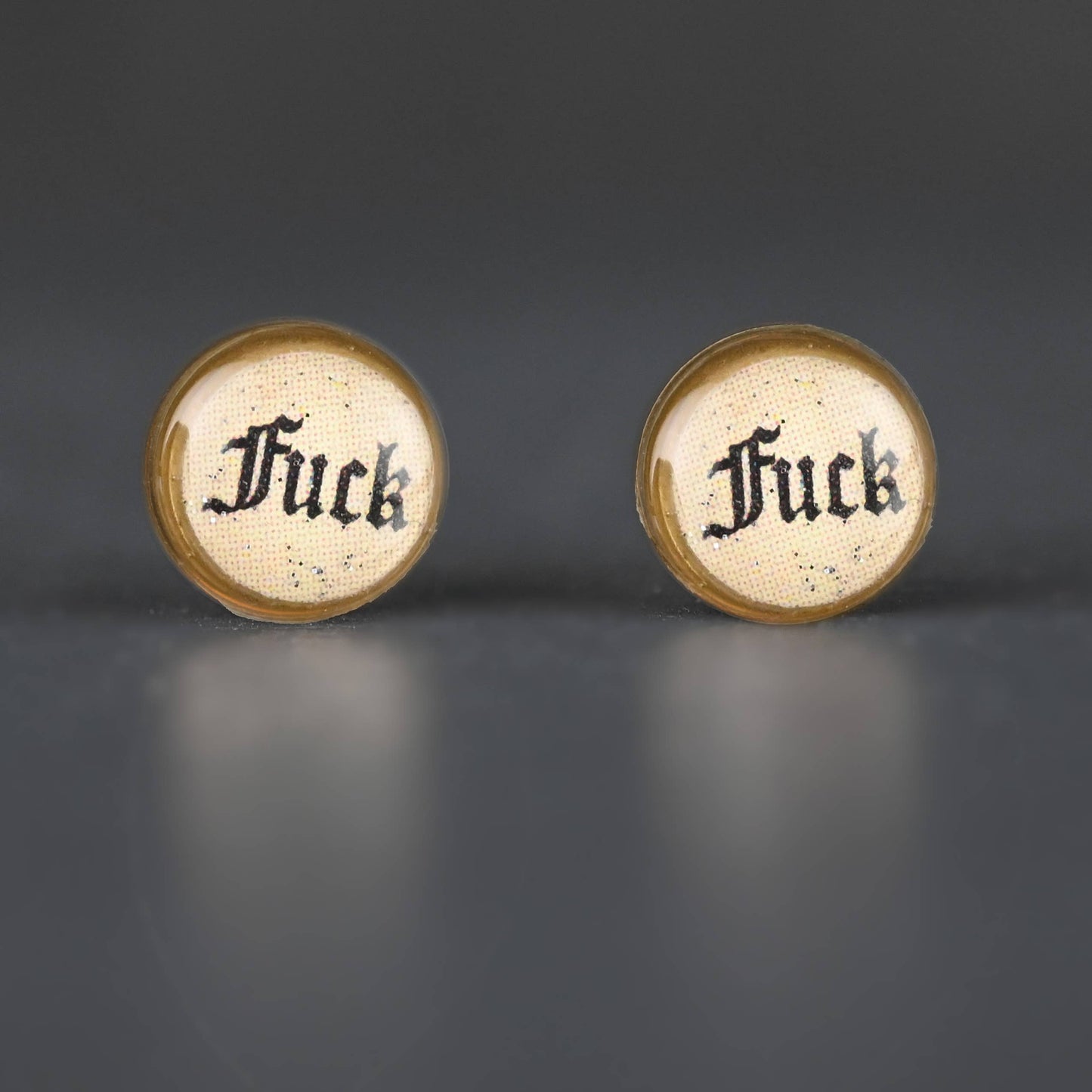 Tiny Picture Studs (Gothic Font Fuck)