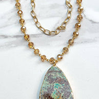 Sabrina Gold Short Necklace