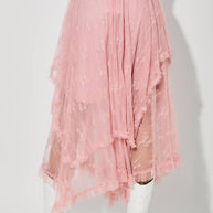 Lace Layered Hem Skirt