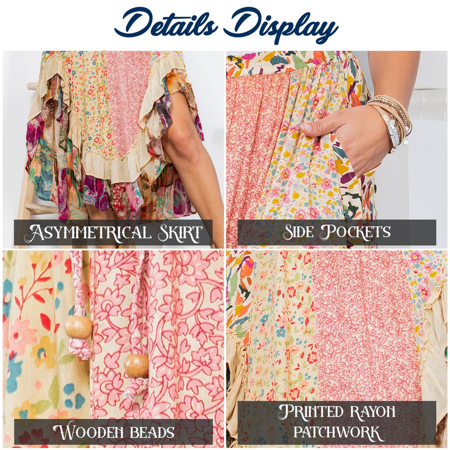 Western Skirt with Ruffles