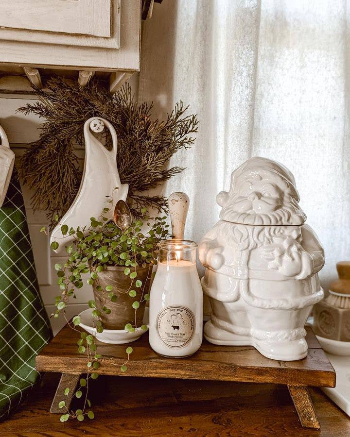 Milk Bottle Candle Grapefruit
