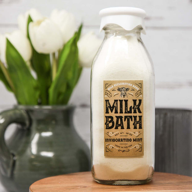 Milk Bath Soak 28 oz. - Lavender or Mint