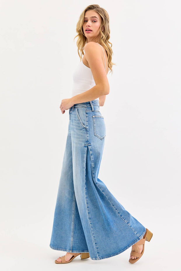 High Rise Wide Leg Jeans
