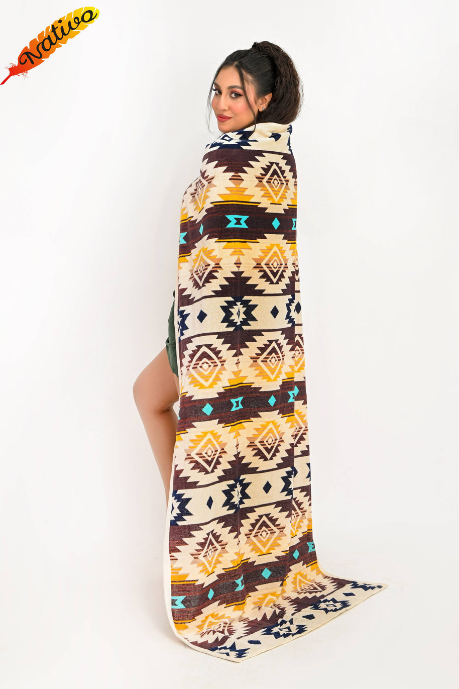 Dakota Beige Beach Towel