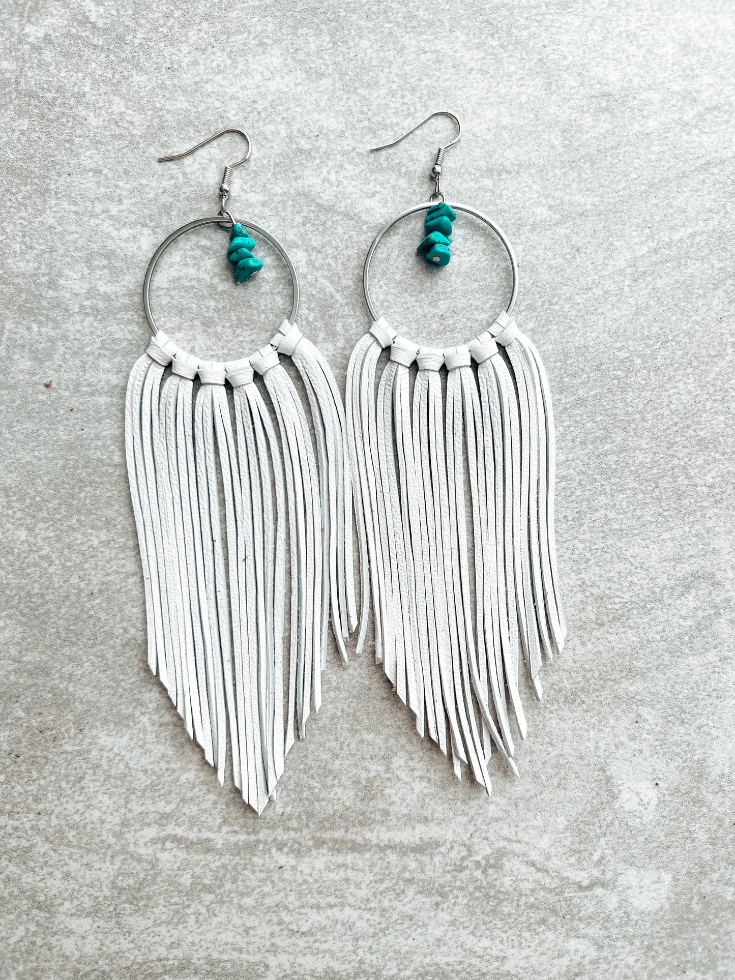 Avon Fringe Hoops Earrings