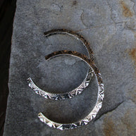 Texture Hoop Earrings 0562