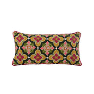 Embroidered Retro Canvas Pillow