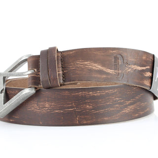 Double Loop Western Belt, Antique Buckle