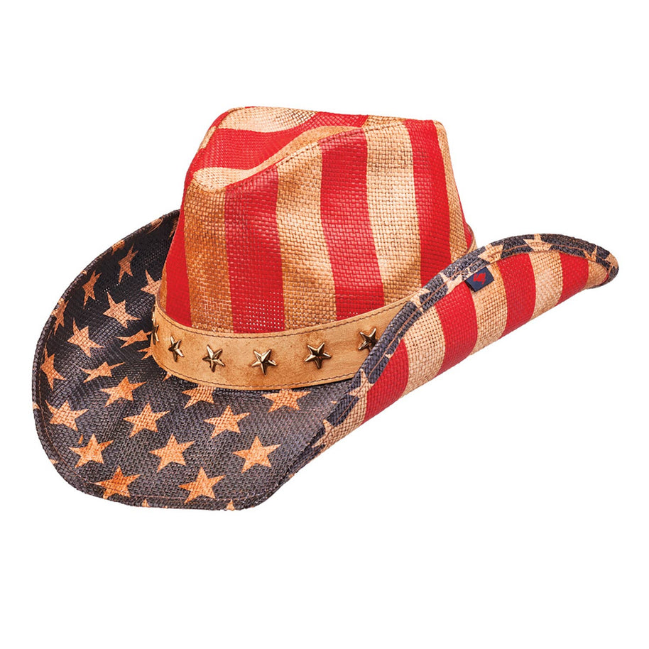 Justice Straw Western Drifter Cowboy Hat