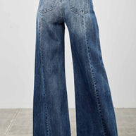 Mid-Rise Wide Leg Jeans