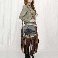 Clear Leather Concert Bag