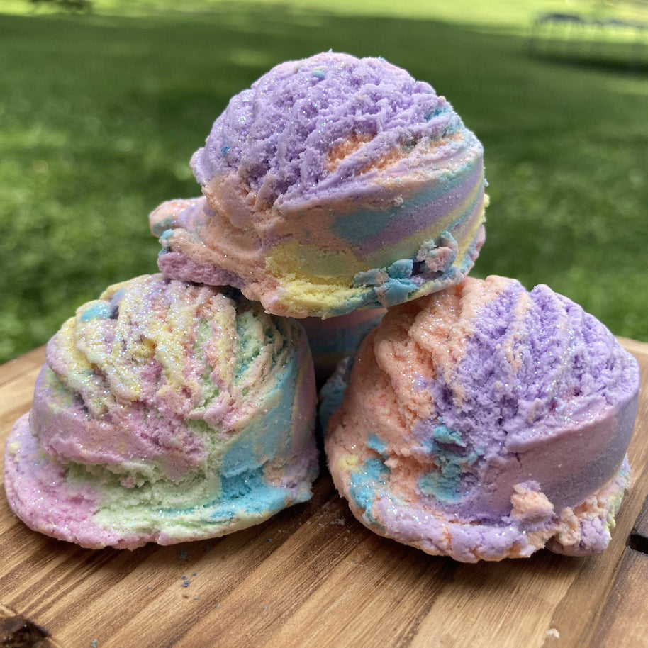 Bubble Scoops Solid Bubble Bath, RAINBOW SHERBET