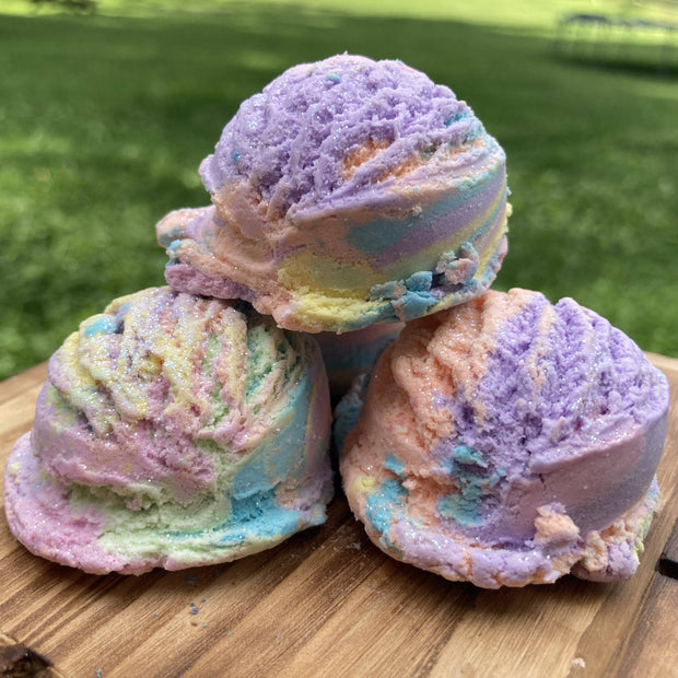 Bubble Scoops Solid Bubble Bath, RAINBOW SHERBET