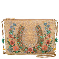 Iron Luck Hand-Beaded Crossbody Bag