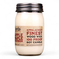Apple Maple Bourbon - 16oz Soy Wax, Wood Wick Candle