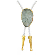 Gemstone Bolo Tie - Aquamarine