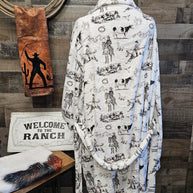 Ranch Life Women's Western Bath Robe