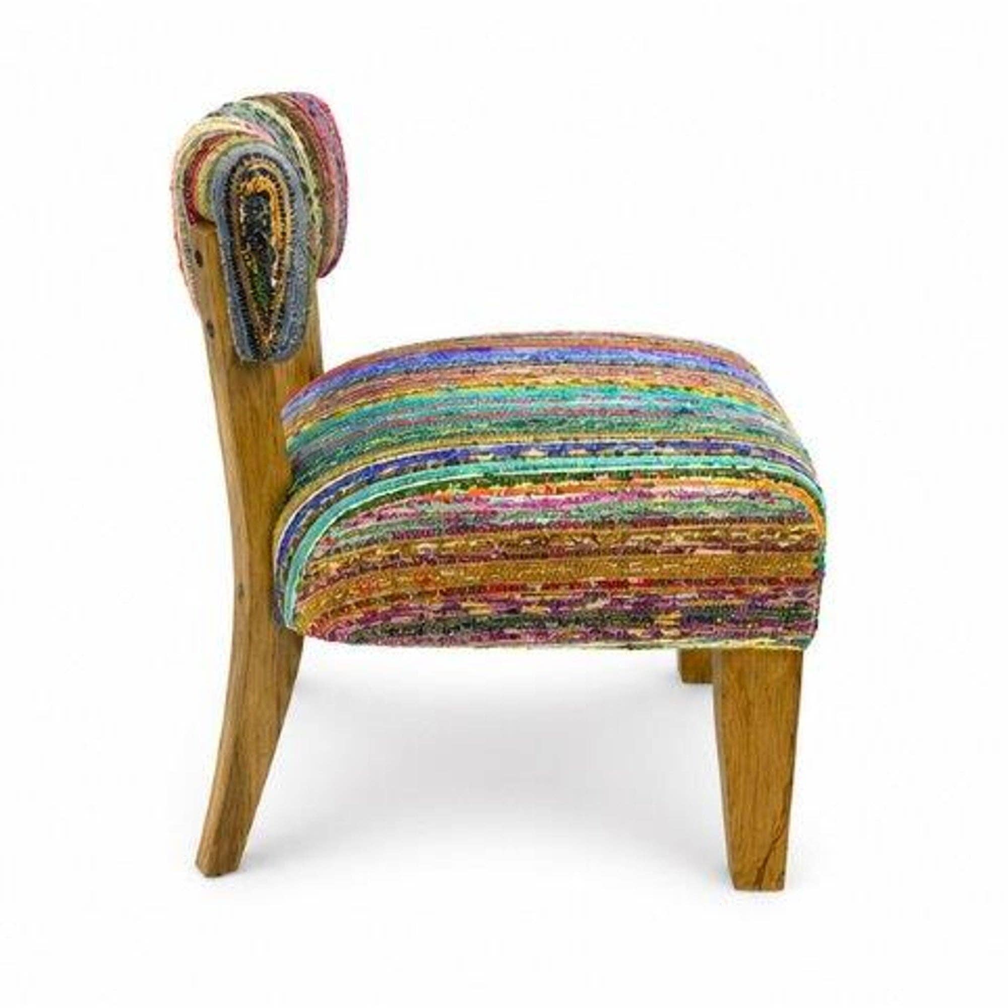 Upholstered Accent Chair, 25x25x27