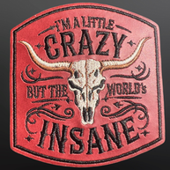 Trucker Iron On Hat Patch - I’m a Little Crazy