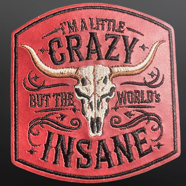 Trucker Iron On Hat Patch - I’m a Little Crazy