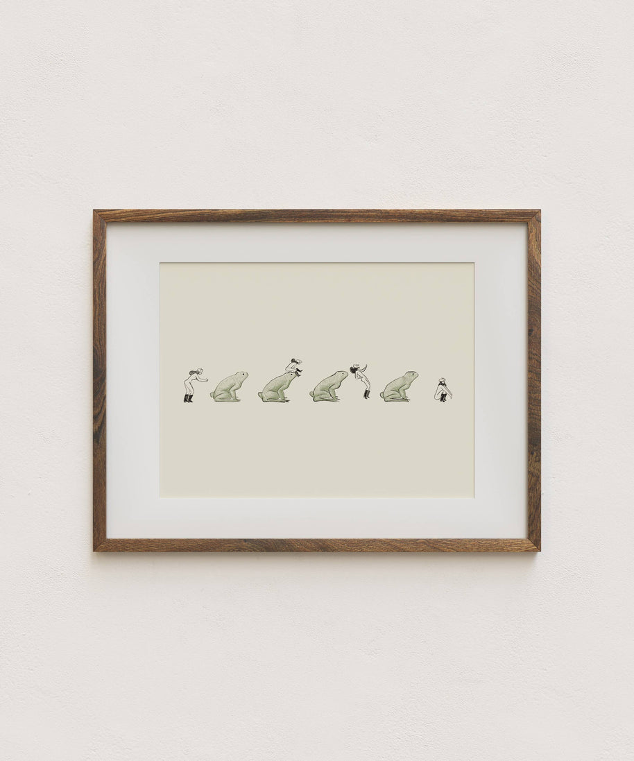 Western Leapfrog Art Print