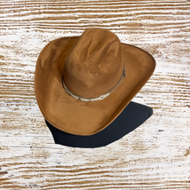 Vegan Suede Cowboy Hat 