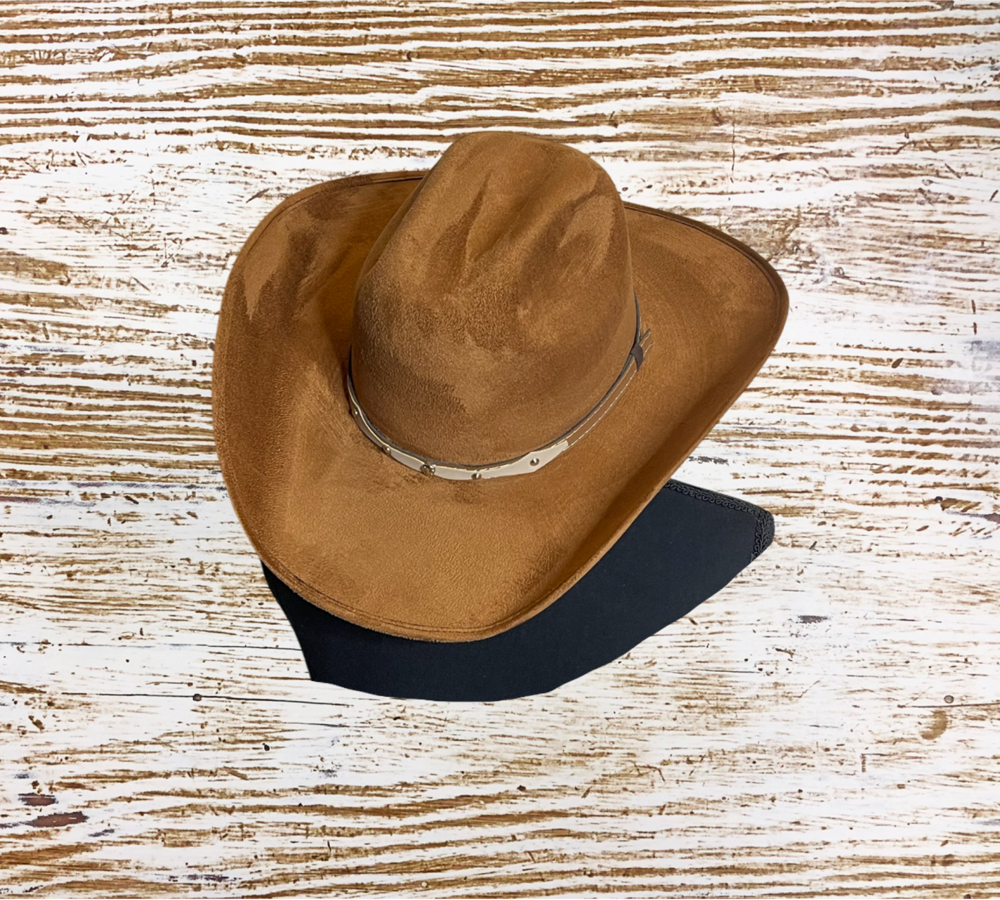 Vegan Suede Cowboy Hat 