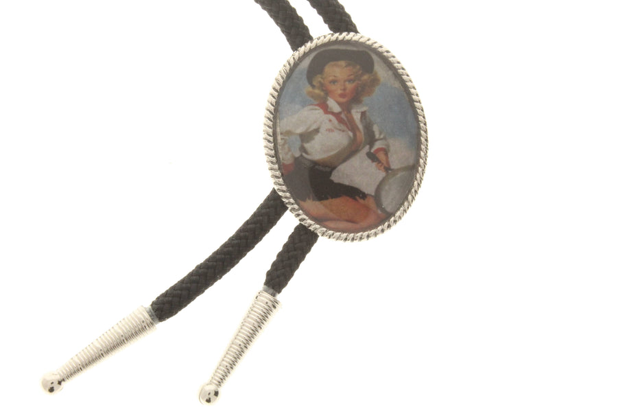 Vintage Resin Virgin de Guadelupe Bolo