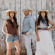 Unisex Cowboy Straw Wheat Cattleman Hats