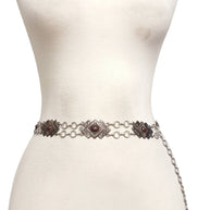 Navajo-Style Concho Chain Belt