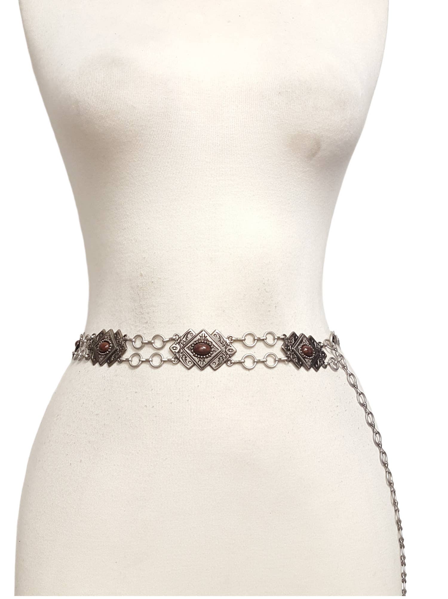 Navajo-Style Concho Chain Belt